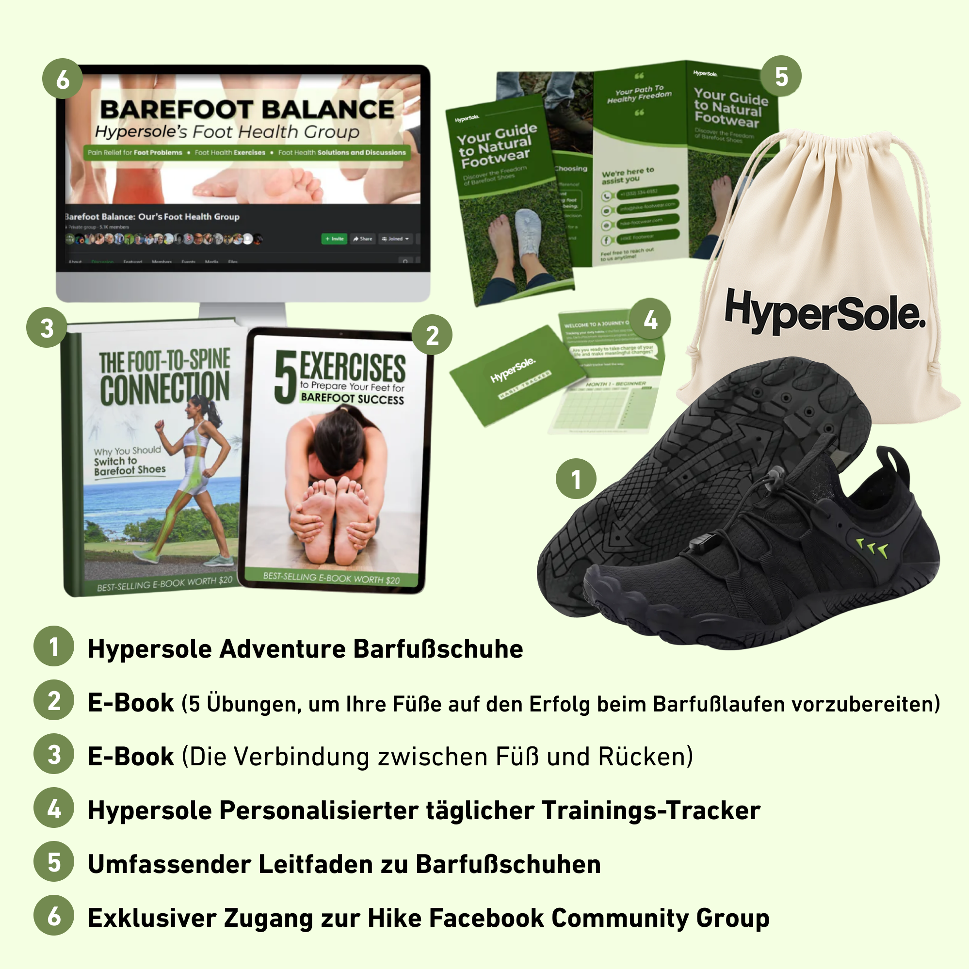 HyperSole Adventure - Barfußschuhe für Outdoor Grip & Freiheit