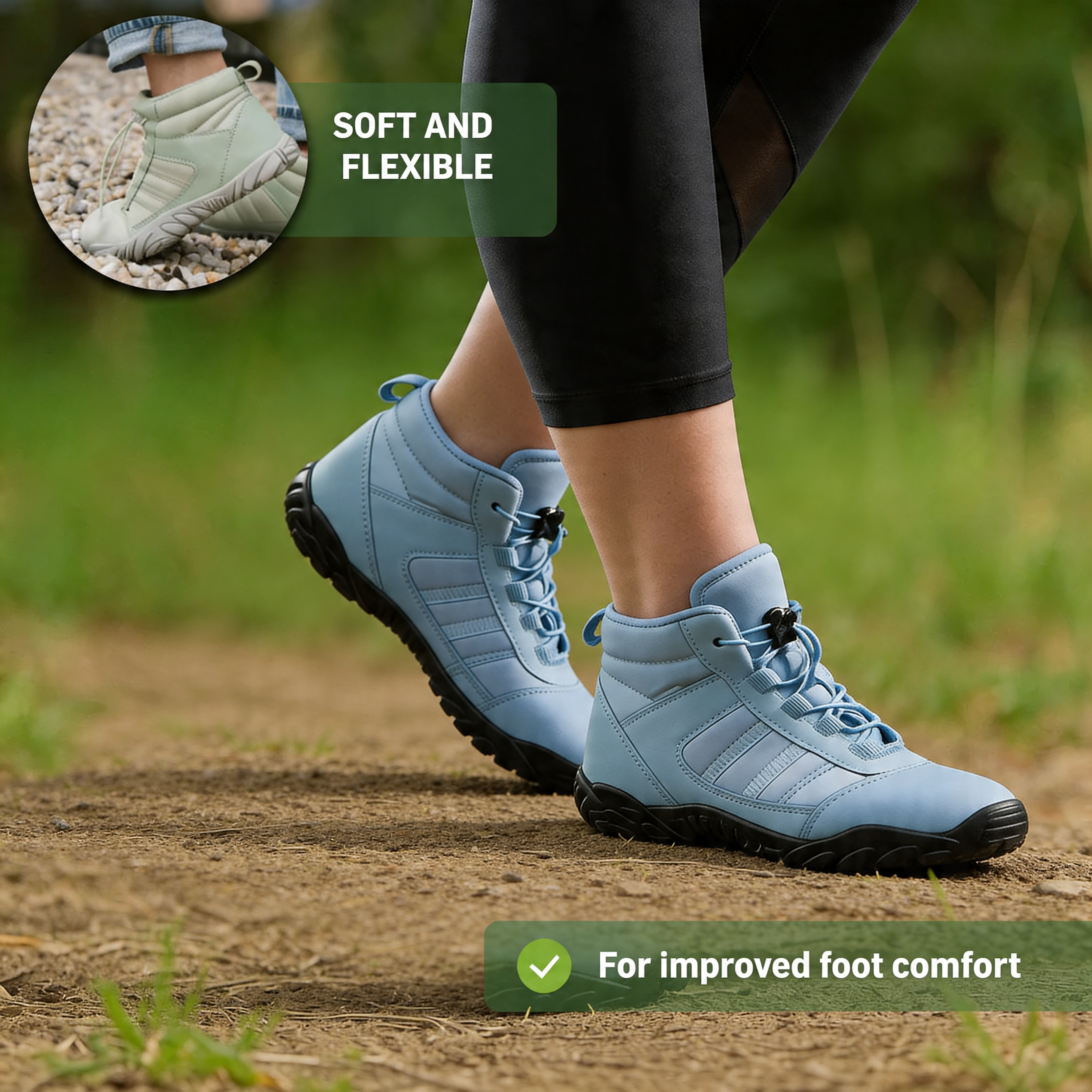Hypersole ArcticStep – Waterproof, Grippy Barefoot Shoes