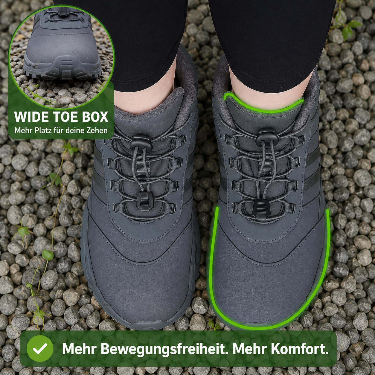 Hypersole ArcticStep – Wasserdichte Barfußschuhe mit hervorragender Griffigkeit