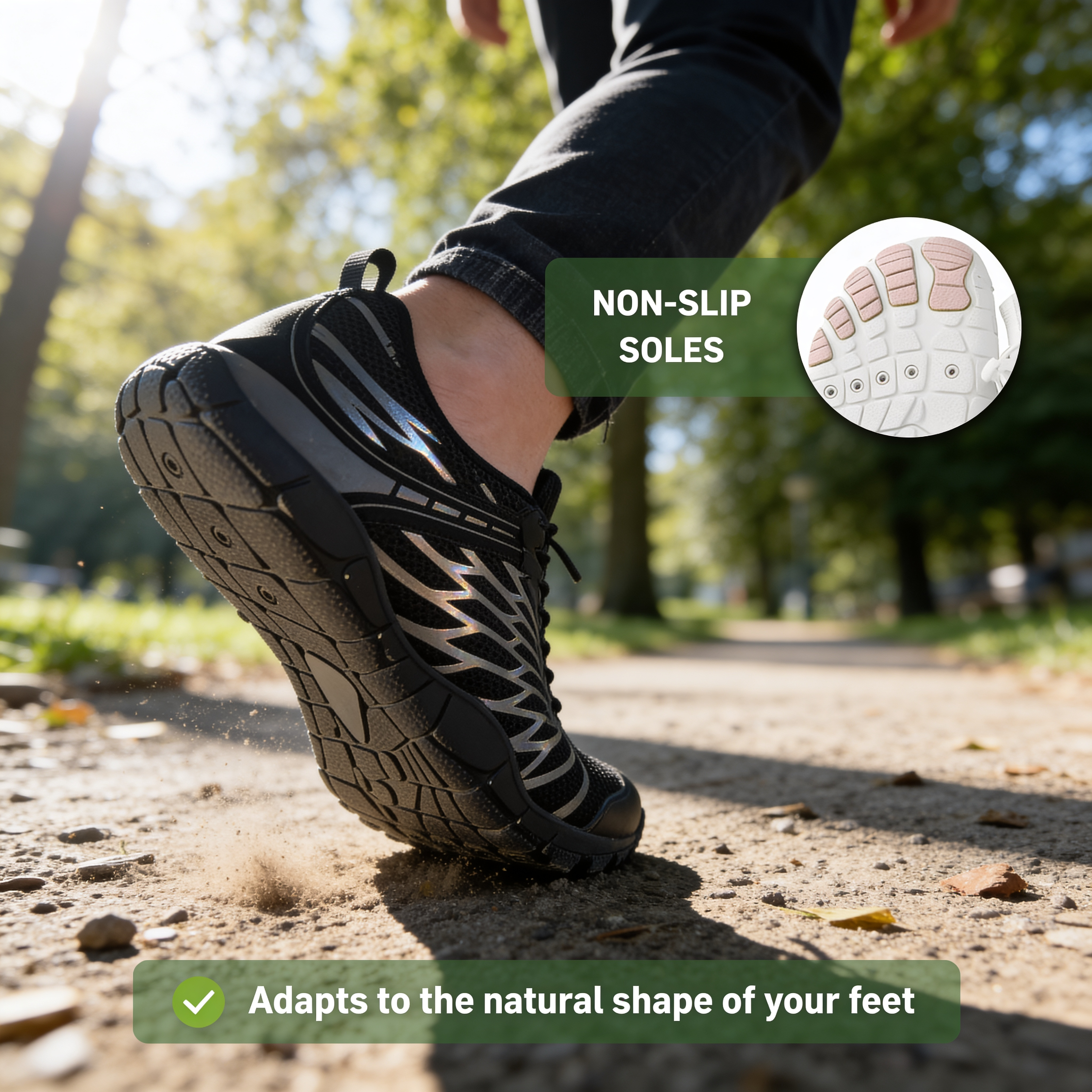 HyperSole Pro – Barefoot shoes for Health and Stability